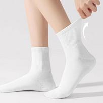 Kelorock Disposable Socks Unisex Daily Use Odor-Resistant Sweat-Absorbing Travel Socks Breathable Wash-Free