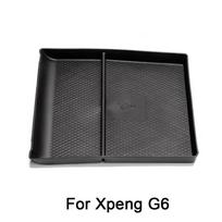 For Xpeng G6 Center Console Storage Box Car Central Gel Layer Tidying Car Lower W6E7 Accessories Organizer Silica Tray J9C2