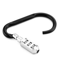 New Universal Motorcycle Helmet Padlock 3-digits Combination Lock with T-bar Tool