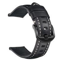 Watchband 20mm 22mm Quick Release Soft Strap Black Buckle and Silver Buckle Women&Men Watch Bracelet Accessories 20mm juoda