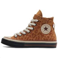 Converse Chuck 70 Fashion Leopard Casual Comfortable High-Top Canvas Shoes Unisex Sneakers Tan A08161C 45