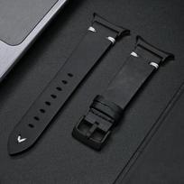 Luxury Leather Band for Samsung Galaxy Ultra Watch 47mm No Gap Business Bracelet Band for GALAXY WATCH ULTRA 47 Curved End Strap Galaxy Watch Ultra