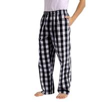 Men's Fashion Casual Plaid Printed Pajama Pants Casual Pants L juoda