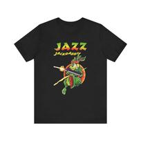 Jazz Jackrabbit PC DOS Retro Stiliaus Viršelis Unisex Marškinėliai Trumpomis Rankovėmis 2XL