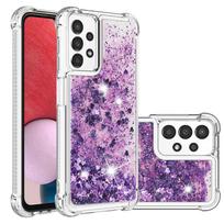 Luxury Glitter Soft Quicksand Silicone Case for Samsung Galaxy A17 A07 A26 A36 A56 A06 A16 a15a25 a35 a55 Bling Shockproof Cover Galaxy A53 5G pink