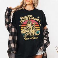 Princess Donut Mongo Shirt Dungeon Crawler Carl Shirt Fashion Tee Clothing Graphic Short Sleeve Shirt Unisex Women AllSeason S