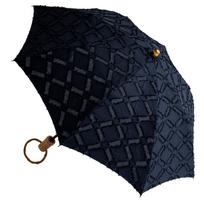 SUR MER Foldable UV Made in Surmer Bamboo Ring Design Diamond (Surmer) Parasol, Portable, Protection, Japan, (Jacquard Pattern)