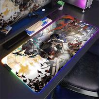 RGB LED Arknights Gabinete Mouse Pad Gamer Large Custom Home New Mousepad XXL Desk Mats Soft Natural Rubber Computer Table Mat RGB600x300x3mm