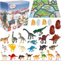 Advent Calendar 2025 Dinosaur Toys 24 Days Countdown Calendar Christmas Surprise Toys Set Different Dinosaur Figurine Gifts