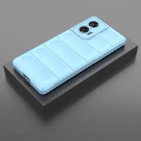 Fundas For Motorola Edge 50 Fusion Case Liquid Silicone Anti Drop Cover for Moto Edge 40 Neo 50 Pro Edge50 50Fusion Phone Case Motorola Edge 40 šviesiai mėlyna spalva