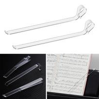 Acrylic Music Score Holder with Clips for Outdoor Performances for Music Stand