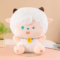 Popular Pleasant Goat and Big Wolf Doll Lazy Goat Doll Small Grey Grey Doll Children's Ragdoll Birthday Gift 35cm