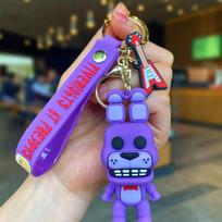 7CM New FNAF Freddy's Keychains Toy Stuffed Animals Bear Rabbit Game Fnaf Plush Toys Birthday Christmas For Kids Toy Gift