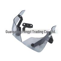 Transparent Windshield Side Deflectors for Honda Africa Twin CRF1100L ADV 2020-2023 šviesiai pilka spalva