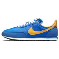 Nike Waffle Trainer 2 Vidutiniškai mėlynos spalvos su Universitetine aukso spalva Vyriški sportbačiai Balti Juodi DH1349-402 41