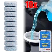 300/10PCs Solid Car Windshield Cleaners Effervescent Tablets Windscreen Window Glass Dust Wiper Car Wash Tool Car Accessories white