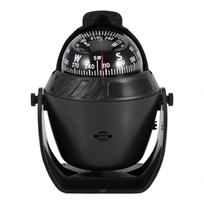 Waterproof Led Light Marine Compass Pivoting Electronic Nautical Compass High Precision Boat Navigation Compass Waterproof Positioning Tool For Sea Ve juoda