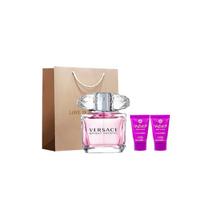 Versace Pink Diamond Women's Eau de Toilette EDT Fruity Floral Fragrance +Gift Bag+ 30676748 30676748-50ml+25ml*2 rožinė