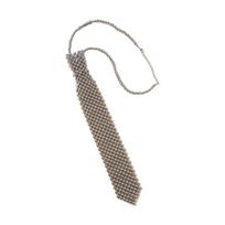 Elegant Pearl Neck Tie for Business Necktie Banquets Formal Suit Jewellery sidabras