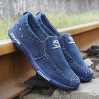 Džinsiniai vyriški drobiniai batai Slip On Sneakers Vyriški 2024 m. vasarai Nauji lauko vairavimo mokasinai Madingi vintage Loafers batai vyrams 39