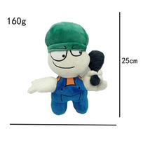 25cm 30cm Dave And Bambi Plush Doll FNF Cartoon Stuffed Toy For Kids Christmas Birthday Gift Soft Cute ugniai atsparios plytos