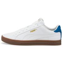PUMA Smash Vulc V3 Lo Unisex White Mykonos Blue Gum 380752-08 EU 40.5