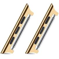 316L nerūdijančio plieno pakaitinis dirželio adapteris Apple Watch jungtims Iwatch auselės spyruoklinė juostelė laisvo atleidimo surinkimo įrankis 38/40/41mm(20mm) auksas