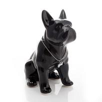 Buldogo figūrėlė 22*18*10cm sidabras