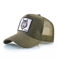 Keturis sezonus vyriška ir moteriška snapback kepurė, hiphopo stiliaus beisbolo kepurė su siuvinėtu vilko pleistru, reguliuojamu snapeliu