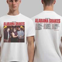 Alabama Shakes 2026 m. Pavasario Turo Marškinėliai JAV Datos Dvipusis M