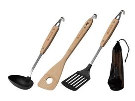 Snow Peak Kitchen Tool Set storage (with case) CS-217 juoda