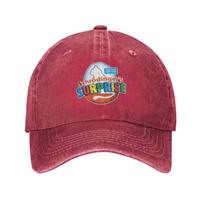 Kinder Surprise Joy Snack Washed Baseball Cap Vintage Sun Trucker Hat Summer Unisex Women Outdoor Gym Snapback Cap One Size