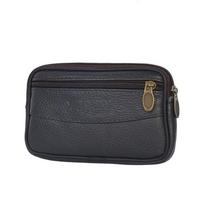 Wear-resistant Bum Hip Bags Phone Bag Coin Waist Bag Belt Bags Wear Belt Pocket Men Waist Pack 19CM-Double