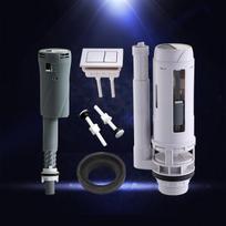 Hot Sale Dual Push CE UPC Srim Flush Valve Concealed Wall Hung Hidden Water Tank Toilet Cistern Fittings Flush Mechanism pilka