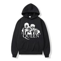 Rudens Žiemos Unisex Hoodies Britų Roko Grupės Queen Spausdinimo Hoodie Hip Hop Puloveriai Unisex Hoody Moteriški Džemperiai y2k Drabužiai 2XL