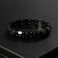 Madinga Bangos formos Hematito Magnetinė Apyrankė Vyrams Originali Karoliukų Hematito Energijos Apyrankės Moterims Teigiamos Energijos Papuošalas Pulsera 17cm-6.69inch