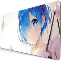 Re:Zero Large Gaming Mouse Pad Anime Rem Mousepad Akari Rubber Mouse Mat Game Professional Non-Slip Keyboard Pad Desk Mat XXL 300x600x2mm