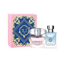 Versace Crystal Eau de Toilette for Women Two-piece Sample Set Eau de Toilette 2024136-Crystal Diamond + Men's Fragrance of the same name 5ml*2 ruda