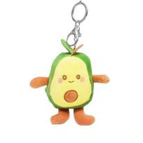 Avokadų pliušinis raktų pakabukas Minkštas mielas animacinis avokado pliušinio žaislo ornamentas PP medvilnė Avocado