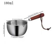 Stainless Steel Multifunctional Hot Oil Pan Mini Oil Frying Pan 180ml