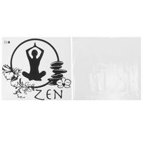 Zen Jogos Rašto Lipdukas PVC Meditacijos Sienų Lipdukas Miegamasis Namų Dekoracija Jogos Mėgėjui Dovana