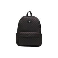 Vans Old Skool perdirbto poliesterio kuprinė, įprasto dydžio, unisex, juoda su anglies spalvos akcentais, Vans VN000H4XBA5 black