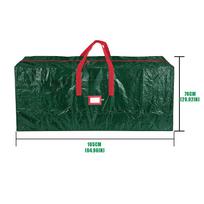 Outdoor Home And Dustproofs Christmas Tree Storage Bag L žalia