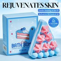 105g Triangle Cake Bath Bombs Fizzies Bubble Bath Spa Gifts One Size mėlyna
