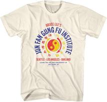 Bruce Lee T Shirt Jun Fan Gung Fu Adult Natural Short Sleeve Martial Arts Vintage Style Graphic Tees S įvairiaspalvis