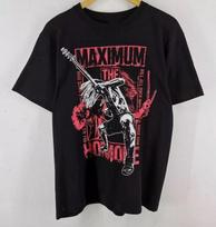 Maksimalus The Hormone Band Pakartotinis spausdinimas pagrindinė juoda Unisex marškinėliai medvilniniai su etiketėmis L