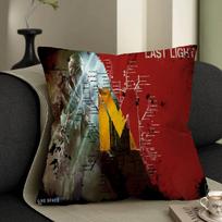 Gaming Metro 2033 45*45Cm Cushion Cover Pillow Cover Decor Pillowcase Home Pillowcase For Couch Pillow Peach skin 18*18(CM)-1Pcs