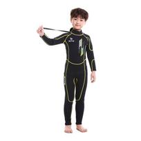 Kids 2.5mm Neoprene Wetsuit Snorkeling Swimming Surfing Jellyfish Protection Warm Full Body Suit Unisex XXS 2-3Y geltona