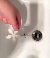 2pcs Long Hair Cleaner Chain For Kitchen Sink And Bath Drainage With Fashionable Design
