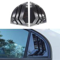 HONDA Civic 2006-2011 Mėlyno anglies pluošto išvaizdos šoninio lango oro įsiurbimo žaliuzės dangtelis